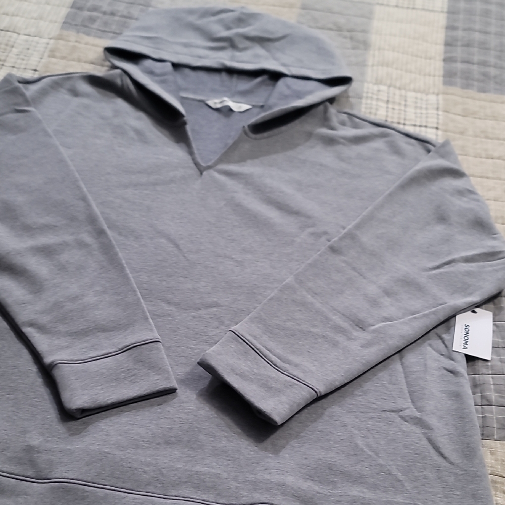 3/$20 Sonoma Heather Gray Hoodie